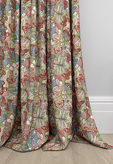 Botanist, Garnet - Made to Measure Curtains
